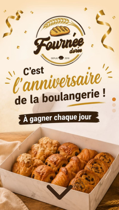 Case d'usage QRanberi - QR code La Fournée Dorée